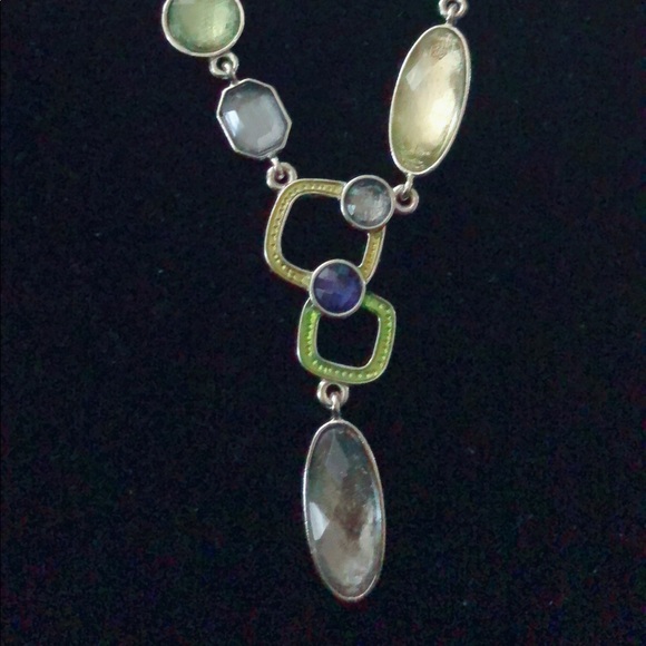 Lia Sophia Necklace and Earring Gemstone Set - Picture 2 of 6